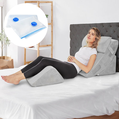 Alwyn Home 4 PC Bed Wedge Pillows Set & Reviews Wayfair